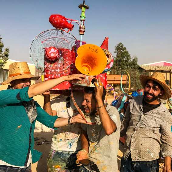 The Jasmine Necklace Art Collective: Syrian artists in Za'atari Camp