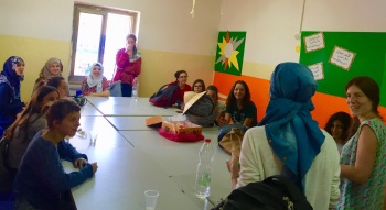 Workshop in East Jerusalem with Jewish and Arab girls