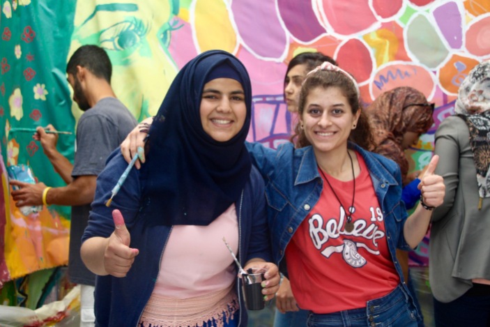 East Jerusalem mural project with Palestinian youth