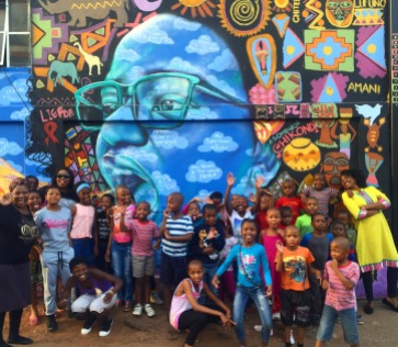 Johannesburg, South Africa 2016: Our enthusiastic little artists!