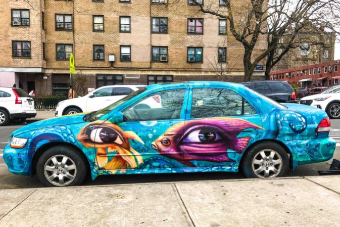 Brooklyn, New York, 2018: The Eye-Fish-Mobile!